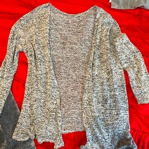 Light gray cardigan